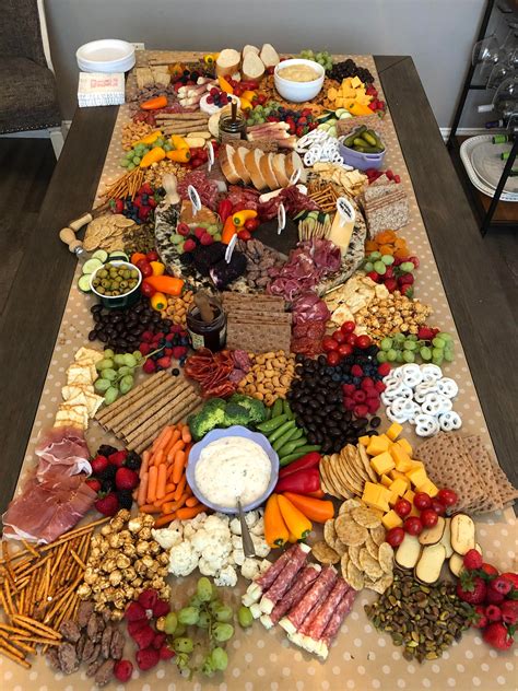Made A Birthday Charcuterie Board Using My Dining Table ️🥳 R