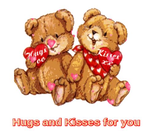 Hugs And Kisses For You Bear Valentines Teddy Bear Teddy Pictures