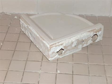 Kohler shower basket kohler is known for quality and style, and this elegant shower basket is no exception. shower corner shelf repair - Ceramic Tile Advice Forums ...