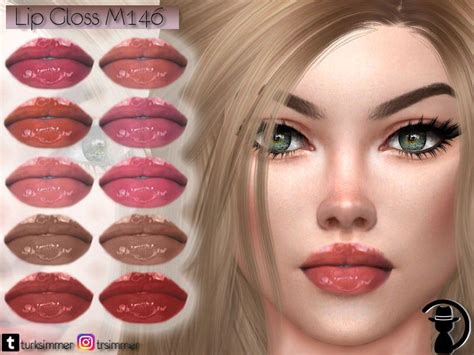 Pin By Annevue On The Sims 4 Use Cc In 2020 Lips Lip Gloss