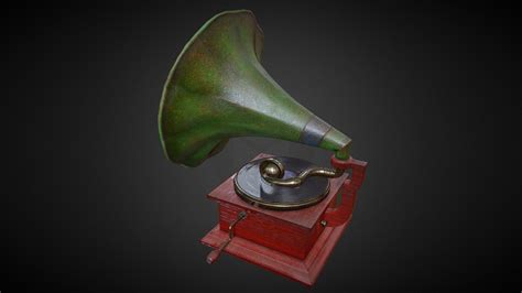 Phonograph Buy Royalty Free 3D Model By Svg3d A4c62f3 Sketchfab Store