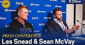 Les Snead & Sean McVay Recap First Round of 2024 NFL Draft, Selecting FSU DE Jared Verse