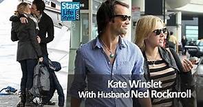 Kate Winslet With Husband Ned Rocknroll | Celebrity Couples
