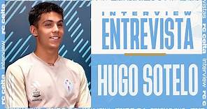 Entrevista a Hugo Sotelo, jugador del RCCelta, en su debut como titular