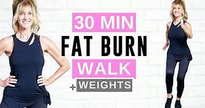 30 Minute FAT BURNING Walking Workout For Women Over 50!