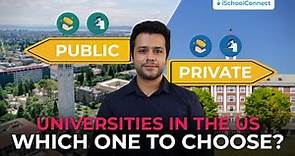 Public vs Private Universities in the US I iSchoolConnect