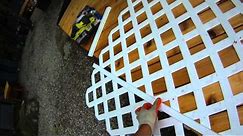 Deck Building - P4 - How to Install Lattice on a Deck