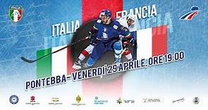ITALIA vs. FRANCIA - Partita amichevole hockey su ghiaccio