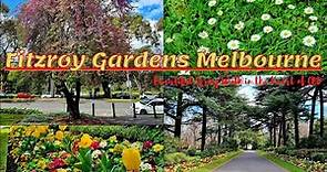 Fitzroy Gardens Melbourne | Glorious Spring walk in Melbourne CBD | Australia Gardens #4K
