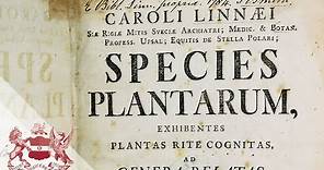Linnean Lens: Carl Linnaeus' Species Plantarum and Naming Nature