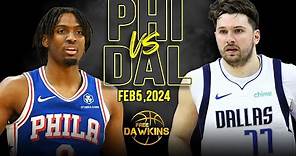 Dallas Mavericks vs Philadelphia 76ers Full Game Highlights | February 5, 2024 | FreeDawkins