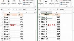 How to Compare Two Excel Sheets (for differences)
