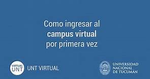 Ingresar al Campus Virtual por Primera Vez