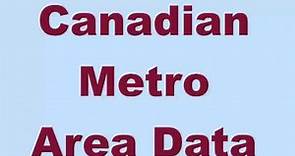 Canadian Metropolitan Areas per Postal Code