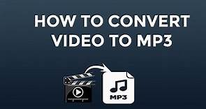 How to convert Video to MP3 (Easy Solution)