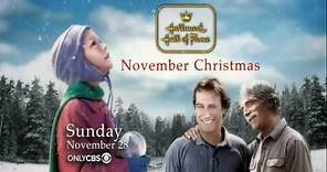 "November Christmas" Hallmark Hall of Fame movie promo