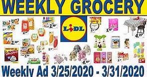 Lidl Weekly Ad | 3/25/2020- 3/31/2020 Lidl Weekly Grocery | Lidl Sales