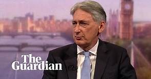 Philip Hammond announces he will resign if Boris Johnson becomes prime minister
