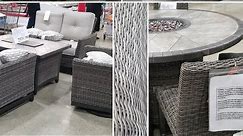 Costco! Outdoor Furniture Fire Tables, Dining and Lounge Sets.