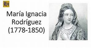 María Ignacia Rodríguez | Biografía breve