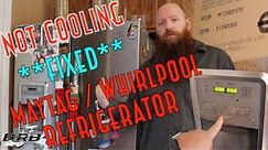 Refrigerator not cooling **FIXED** | Maytag/Whirlpool MFI2569YEM2 | Circuit board replaced W10312695