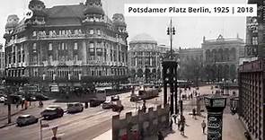 Potsdamer Platz then and now