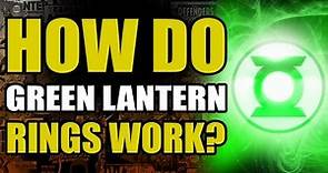 How do Green Lantern Rings work?