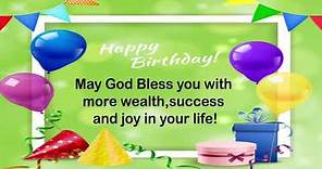 Best Happy Birthday Wishes Messages | Birthday Greetings | Birthday Wishes Pictures