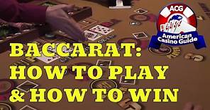 Baccarat - How to Play & How to Win! • The Jackpot Gents