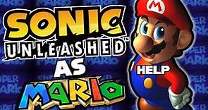 Can Mario SURVIVE In Sonic Unleashed? (Part 1)