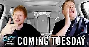 Ed Sheeran Carpool Karaoke: First Look - Late Late in London