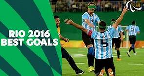 Greatest Blind Football Goals from Rio 2016! ⚽️💨 | Paralympic Games