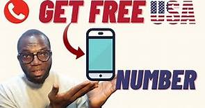 How To Get FREE USA Phone Number For Verification [Without VPN 🙅🏾‍♂️]