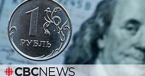 Russian ruble drops to lowest value since early days of Ukraine invasion