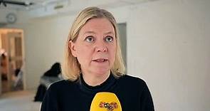 Magdalena Andersson: ”Vi står upp för en stram migrationspolitik”