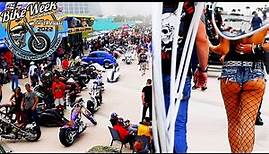 Daytona Bike Week 2022 - Harley Davidson Motorrad Show am Daytona Beach Boardwalk