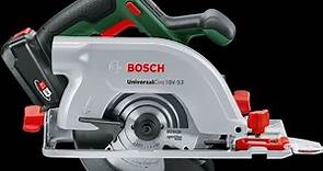 Sega circolare a batteria Bosch UniversalCirc 18V-53 – Istruzioni per l'uso
