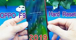 Hard Reset Oppo F9 CPH1823 Remove Screen Lock Without Box