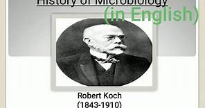 Robert koch contribution to microbiology | History of microbiology