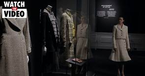 Margaret Qualley walks through the ‘Gabrielle Chanel. Fashion Manifesto’ exhibition in Paris