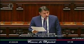 Giuseppe Conte - In diretta dalla Camera
