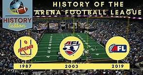 HISTORY LESSON | "HISTORY OF THE ARENA FOOTBALL LEAGUE"