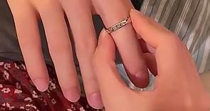訂製專屬於自己的情侶戒指💍客製化名字對戒表白禮物#愛情 #戒指 #對戒 #刻字 #表白 #禮物
