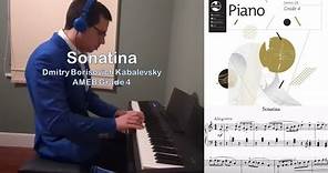 Sonatina - Dmitry Borisovich Kabalevsky - AMEB Piano Series 18 Grade 4 List C