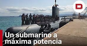 «A máxima potencia», el submarino Tramontana muestra todo su potencial en el mar
