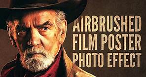 Photoshop Tutorial: Airbrushed Film Poster Style Photo Effect