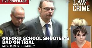 WATCH LIVE: Oxford School Shooter’s Dad on Trial - MI v. James Crumbley - Day Four