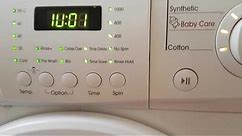 LG front load washing machine not spinning. LG WD-1049C