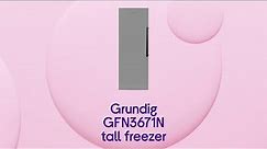 Grundig GFN3671N Tall Freezer - Brushed Steel - Product Overview