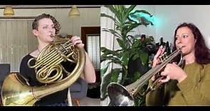 Frackenpohl duet, horn and trumpet. Feat. Kate Warren & Kate Amrine